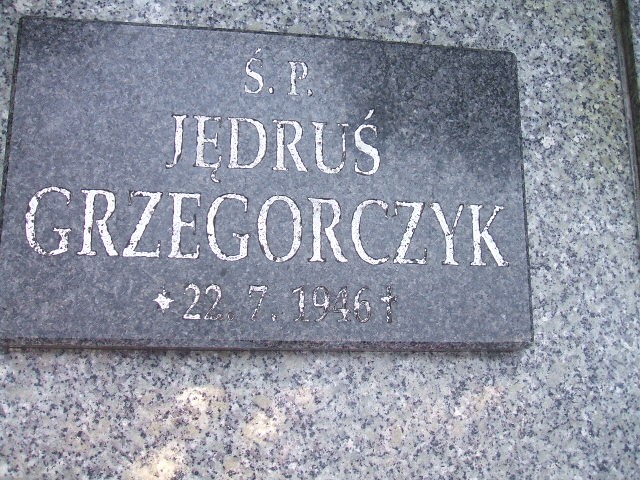 Jędrzej Grzegorczyk 1946 Kościan - Grobonet - Wyszukiwarka osób pochowanych