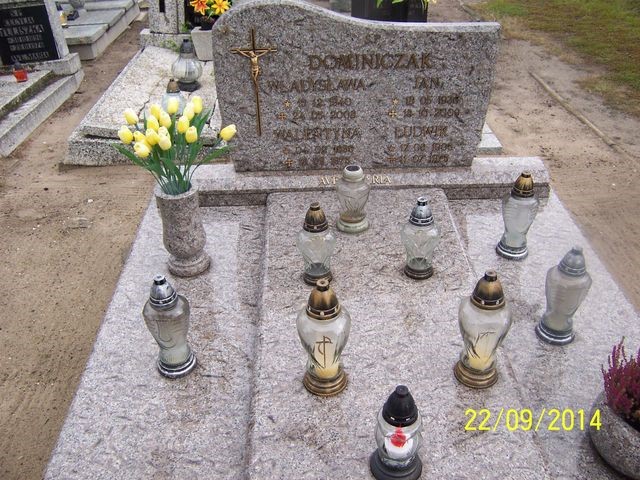 Władysława Dominiczak 1940 Kościan - Grobonet - Wyszukiwarka osób pochowanych