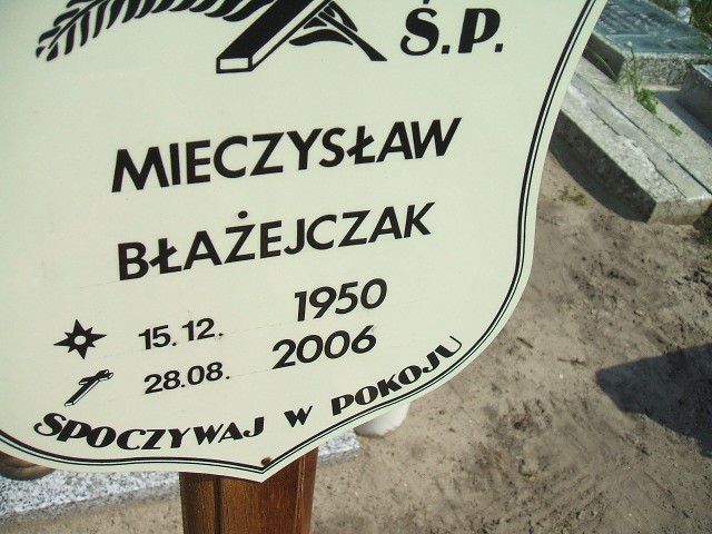 Mieczysław Błażejczak 1950 Kościan - Grobonet - Wyszukiwarka osób pochowanych