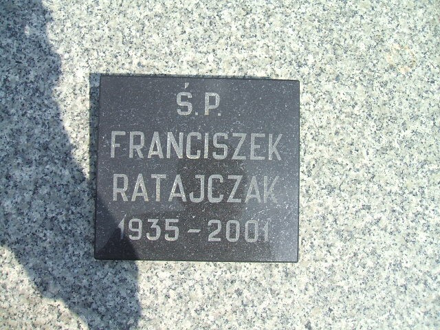 Franciszek Ratajczak 1935 Kościan - Grobonet - Wyszukiwarka osób pochowanych