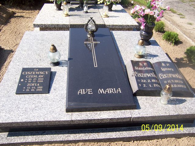 Ignacy Ciszewski 1925 Kościan - Grobonet - Wyszukiwarka osób pochowanych