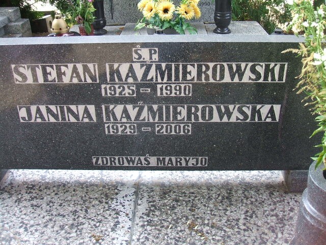 Stefan Kaźmierowski 1925 Kościan - Grobonet - Wyszukiwarka osób pochowanych