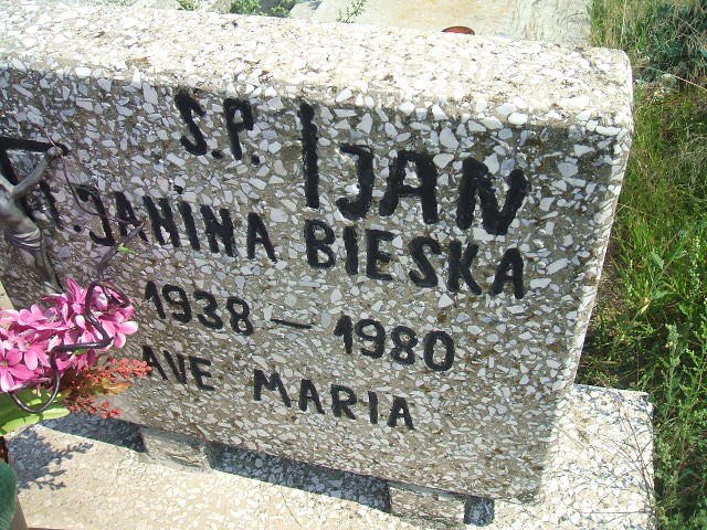 Janina Bieska 1938 Kościan - Grobonet - Wyszukiwarka osób pochowanych