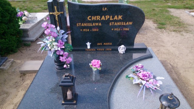 Grób Stanisława Chraplak