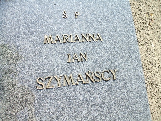 Jan Szymański 1920 Kościan - Grobonet - Wyszukiwarka osób pochowanych