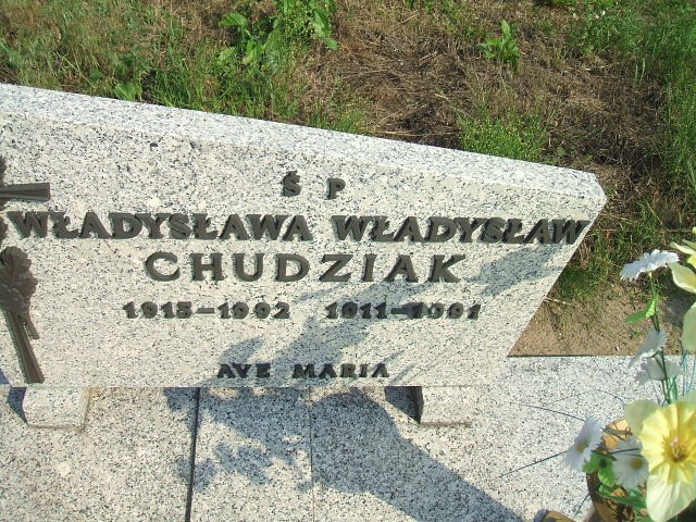 Władysława Chudziak 1915 Kościan - Grobonet - Wyszukiwarka osób pochowanych