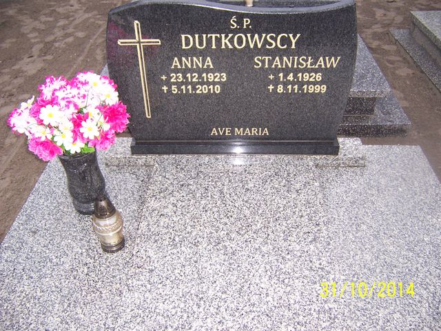 Stanisław Dutkowski 1926 Kościan - Grobonet - Wyszukiwarka osób pochowanych