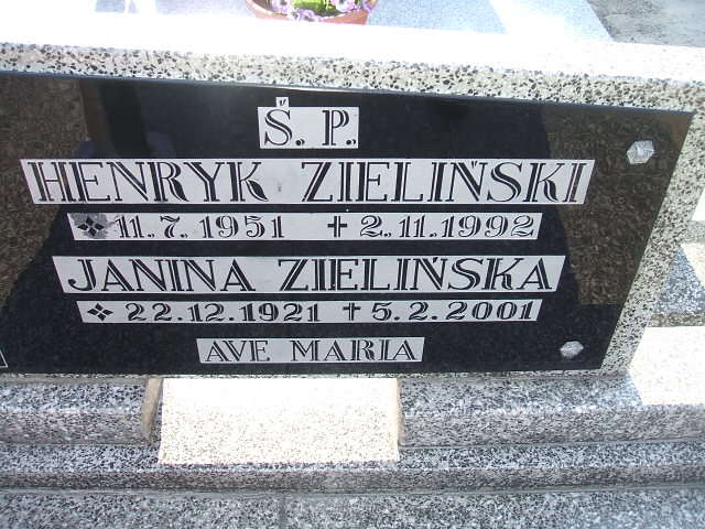 Janina Zielińska 1921 Kościan - Grobonet - Wyszukiwarka osób pochowanych