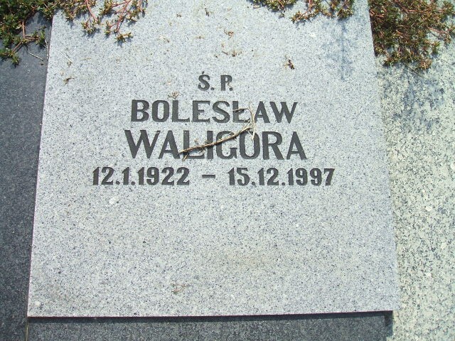 Bolesław Waligóra 1922 Kościan - Grobonet - Wyszukiwarka osób pochowanych