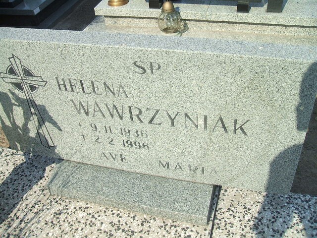 Helena Wawrzyniak 1936 Kościan - Grobonet - Wyszukiwarka osób pochowanych